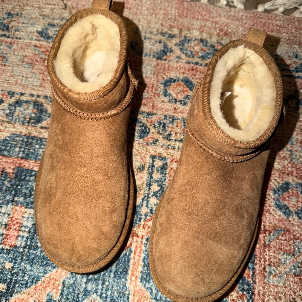 UGG Classic Tan Ankle Boots